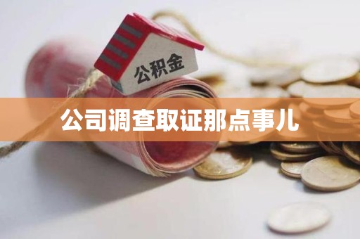 龙南公司调查取证那点事儿