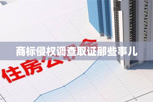 龙南商标侵权调查取证那些事儿