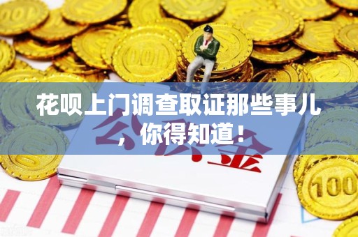 龙南花呗上门调查取证那些事儿,你得知道! 龙南花呗上门调查取证那些事儿,你得知道!