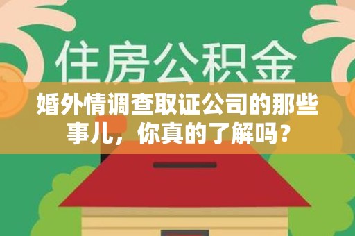 龙南婚外情调查取证公司的那些事儿，你真的了解吗？