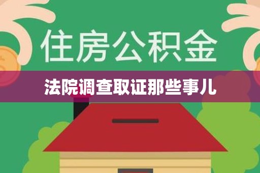 龙南法院调查取证那些事儿