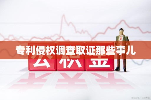 龙南专利侵权调查取证那些事儿