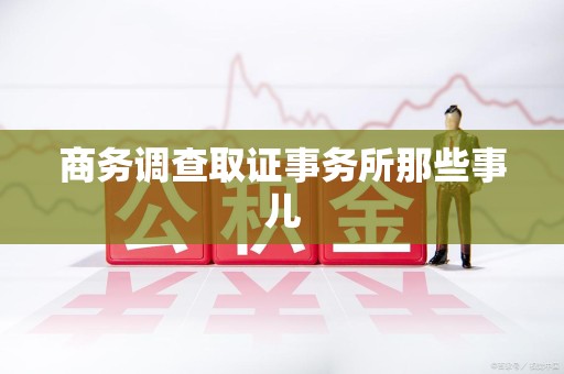 龙南商务调查取证事务所那些事儿