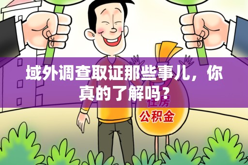 龙南域外调查取证那些事儿，你真的了解吗？